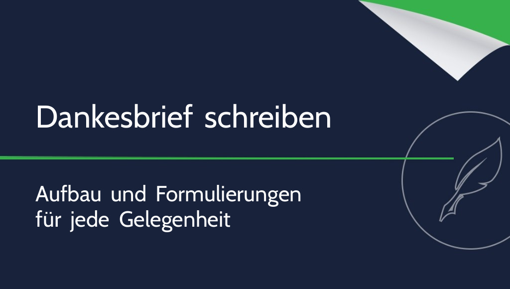 Wie schreibt man einen Dankesbrief? Praktische Tipps
