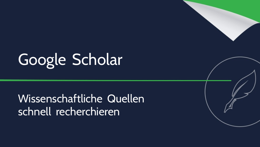 Google Scholar – Was ist das und wie nutzt man es?