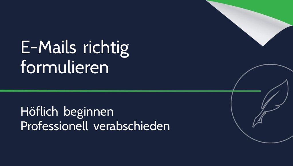 Höfliche Anreden in E-Mails: So verwenden Sie sie richtig