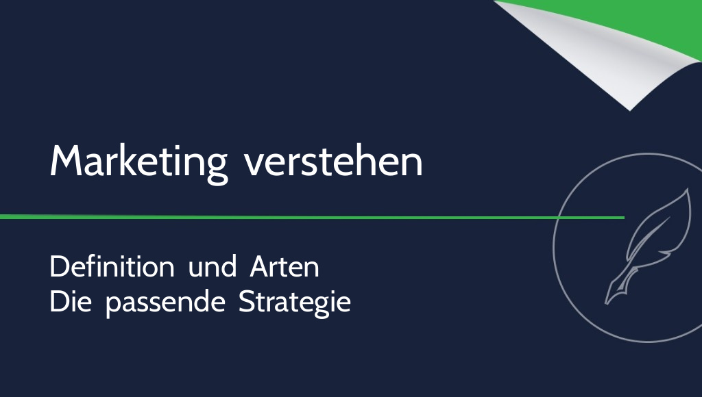 Was ist Marketing? Definition und Arten